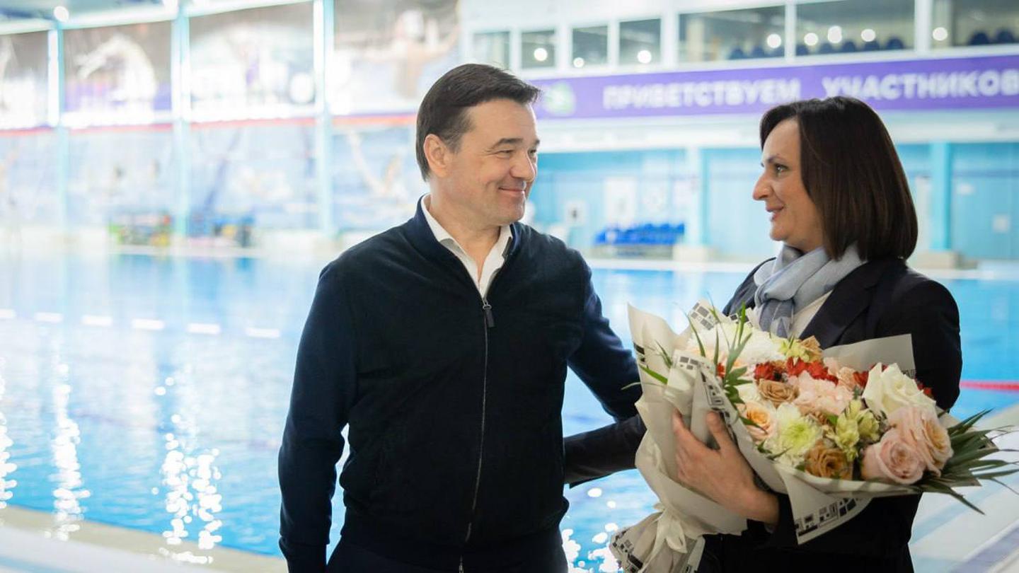 Андрей Воробьев губернатор московской области - Как в ДС «Олимпийский» в Чехове тренируются юные спортсмены